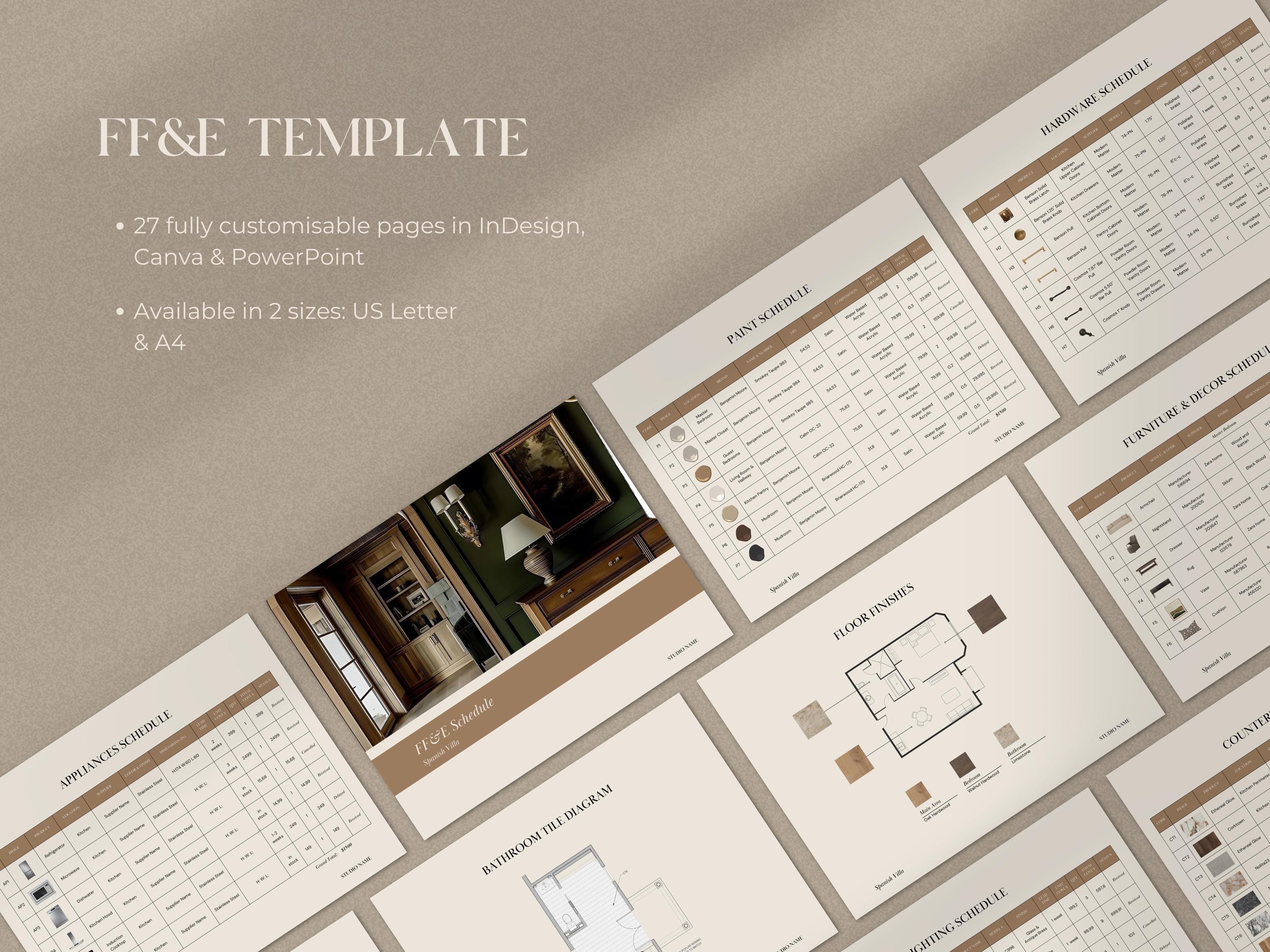 Interior Design Bundle | Interior Design Presentation Template ...