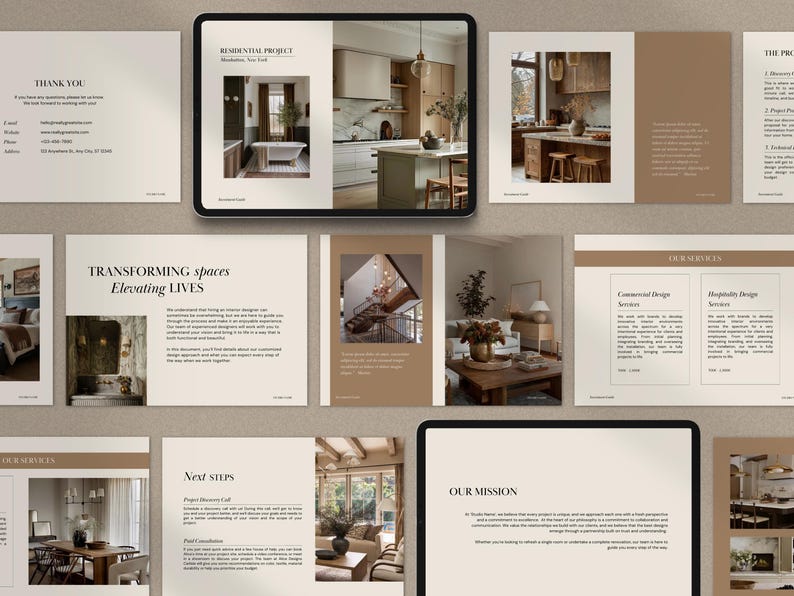 Interior Design Investment Guide Template | Interior Design Services ...