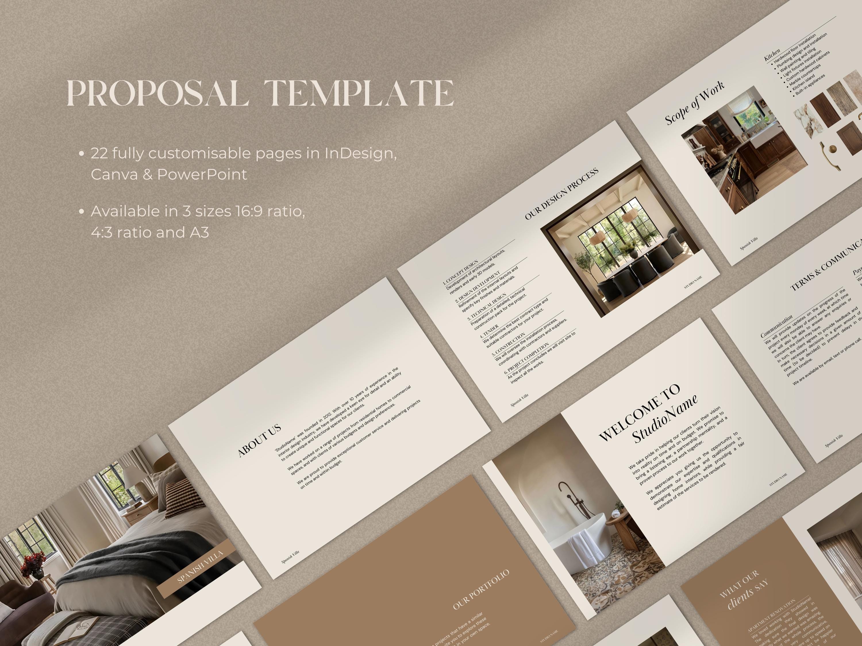 Interior Design Bundle | Interior Design Presentation Template ...