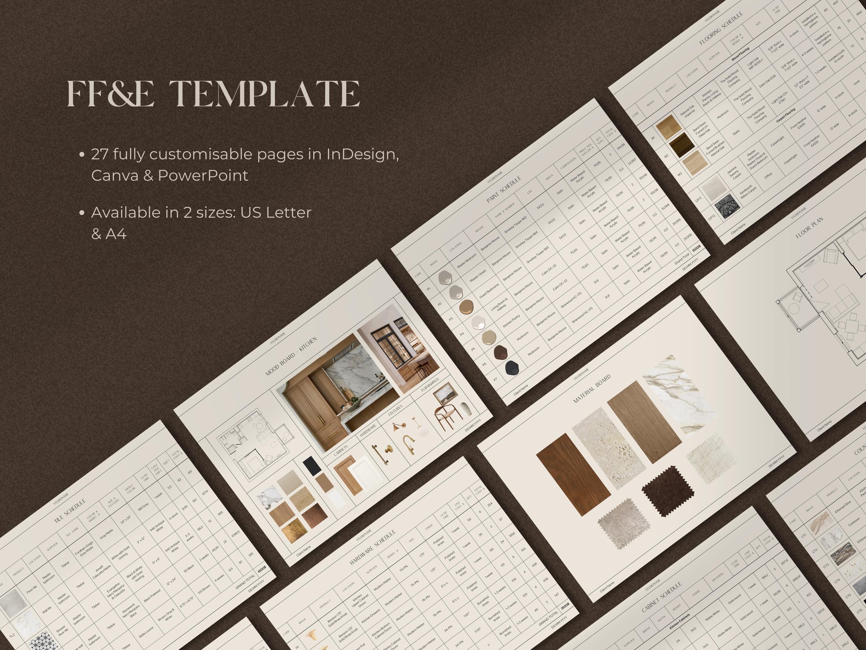 Interior Design Bundle | Interior Design Presentation Template ...