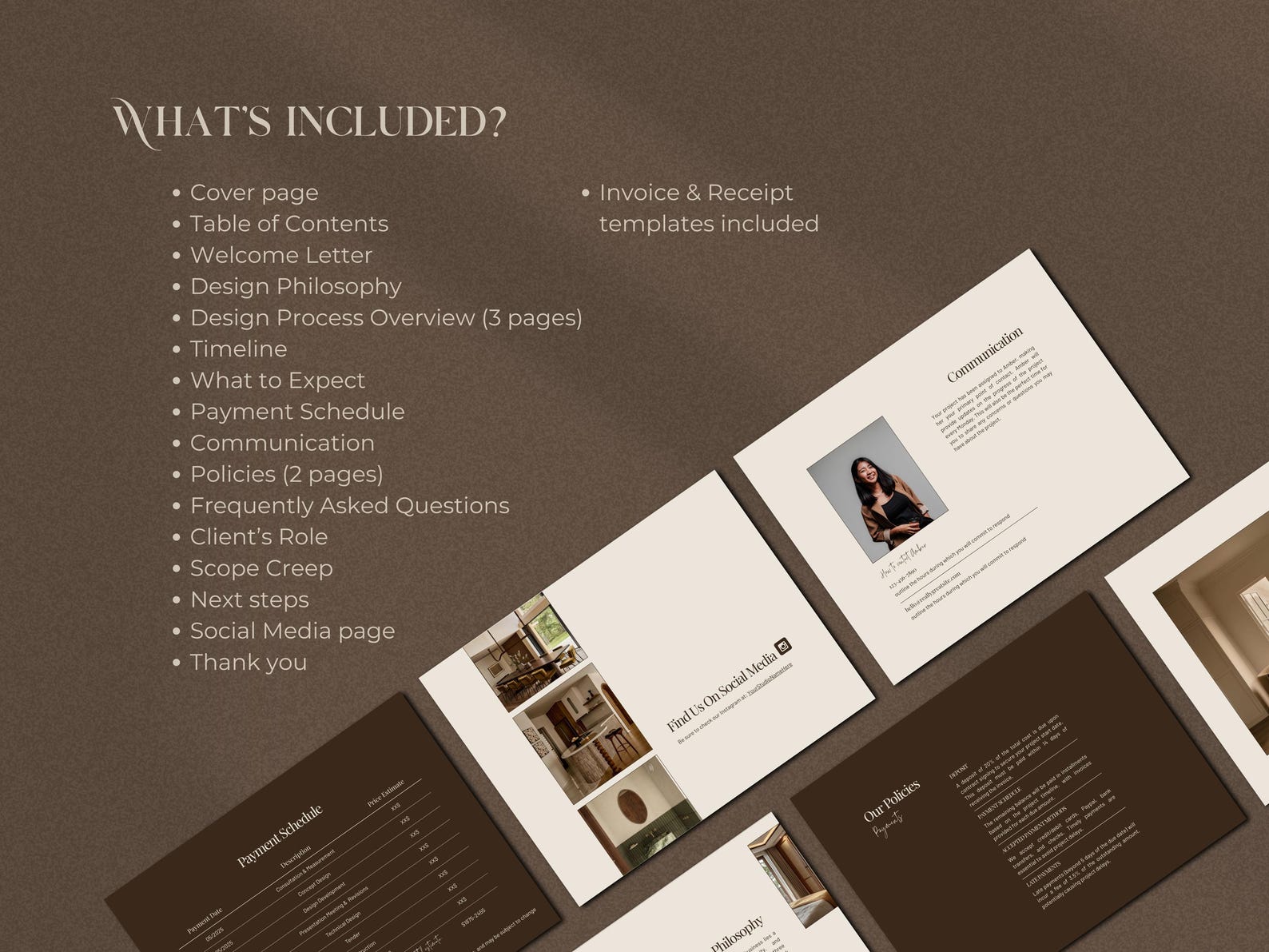 Interior Design Welcome Guide Template | Interior Design Welcome Packet ...
