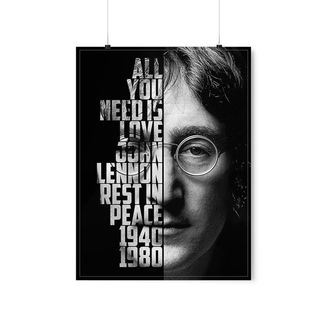Lennon RIP Premium Poster - Etsy
