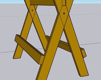 Folding Sawhorse Plans - Easy to build