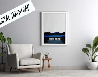 Póster digital Cuenta Conmigo Película de Culto Descargar