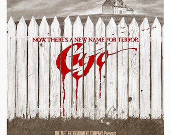 Digital Poster Cujo Horror Cult Film Download