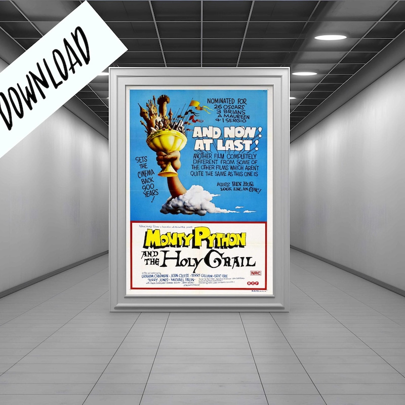 Monty Python Poster Horizontal Monty Python - Etsy