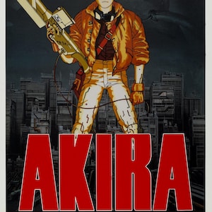 Digital Poster Akira Sci Fi Horror Cult Film