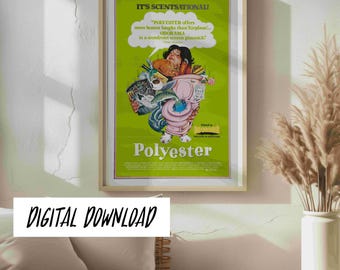 Digital Poster Polyester Black Comedy John Waters Cult Film Download