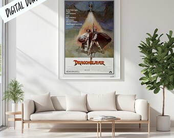 Digital Poster Dragonslayer Fantasy Cult Film Download