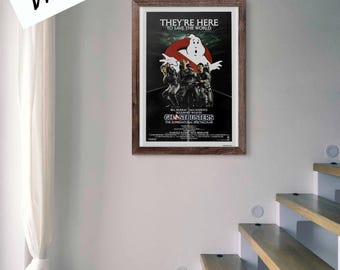 Digital Poster Ghostbusters Sci Fi Fantasy Cult Film Download