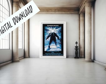 Digital Poster The Thing Horror Sci Fi Carpenter Cult Film Download