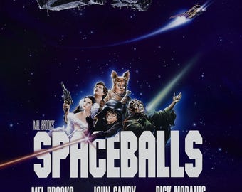 Digital Poster Spaceballs Sci Fi Comedy Cult Film