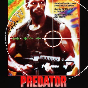 Digital Poster Predator Sci Fi Cult Film Download