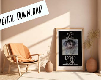 Digital Poster Dark Star Sci fi Carpenter Cult Film Download