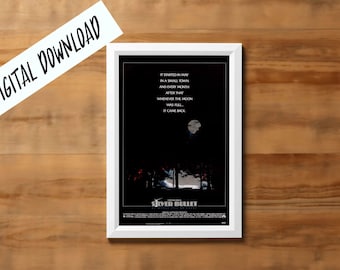 Digital Poster Silver Bullet Horror Cult Film