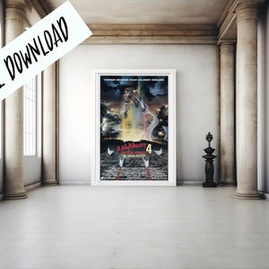 Digital Poster A Nightmare on Elm Street 4: The Dream Master Horror Cult Wes Craven Film