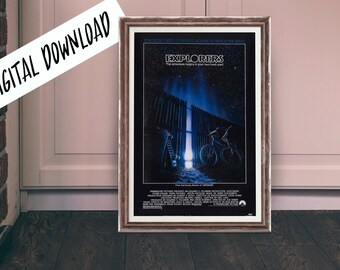 Digital Poster Explorers 1985 Sci-Fi Fantasy Cult Film Download