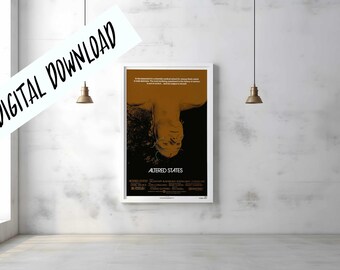 Digital Poster Altered States Horror Cult Film Download
