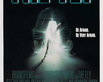 Digital Poster The Fly 1986 Horror Cronenberg Cult Film Download
