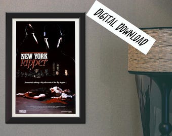 Digital Poster The New York Ripper Giallo Fulci Cult Film Download