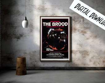 Digital Poster The Brood Horror Cronenberg Cult Film Download