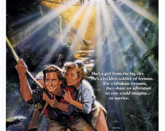 Digital Poster Romancing the Stone 1984 Fantasy Cult Film Download