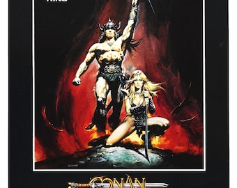Digital Poster Conan the Barbarian 1982 Fantasy Cult Film Download