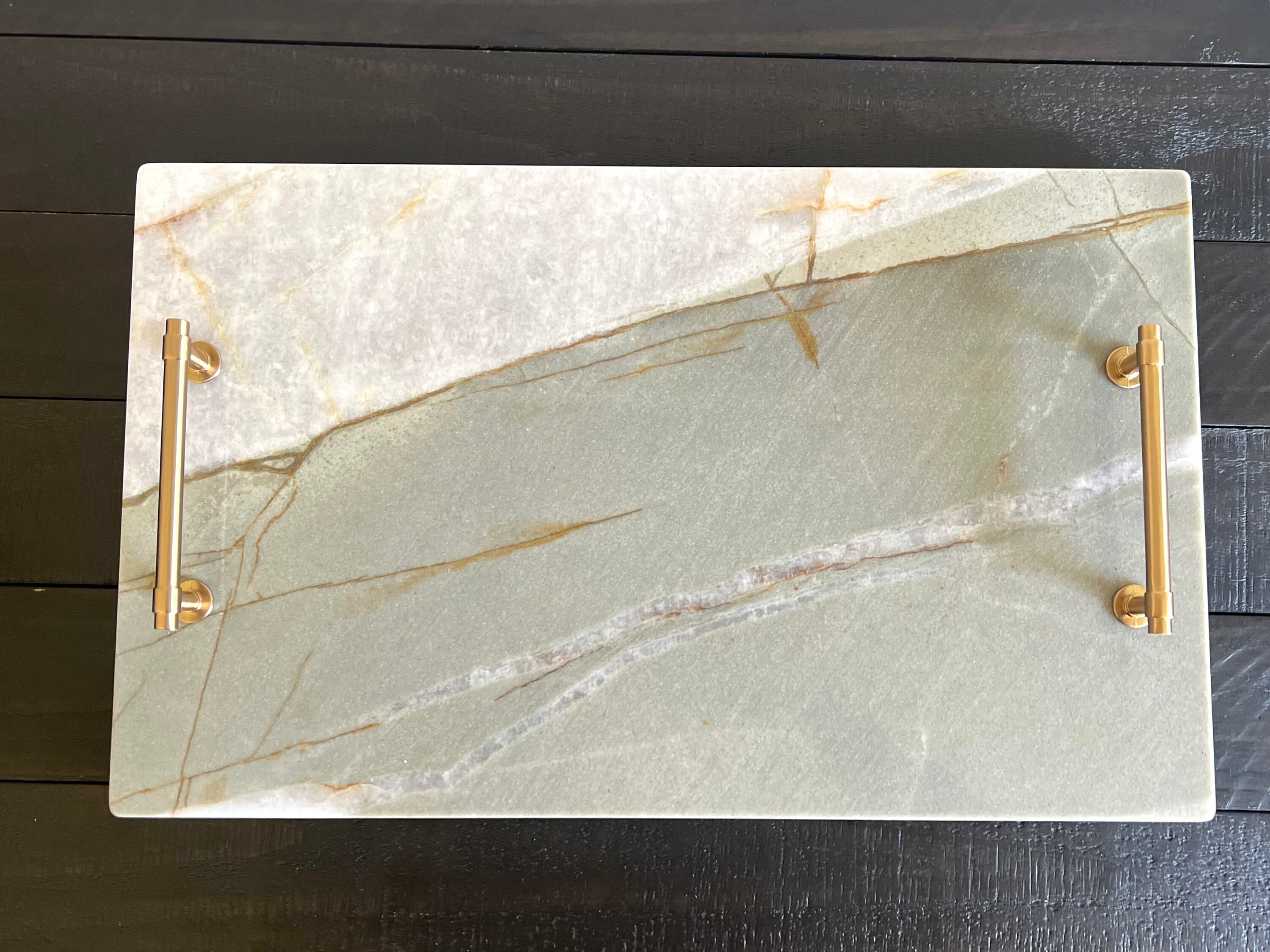 Vista Linda Quartzite Display Tray With Handles / Serving Board