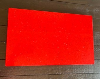 Cardigan Red Cambria Quartz Display Tray / Cutting Board / Serving Board
