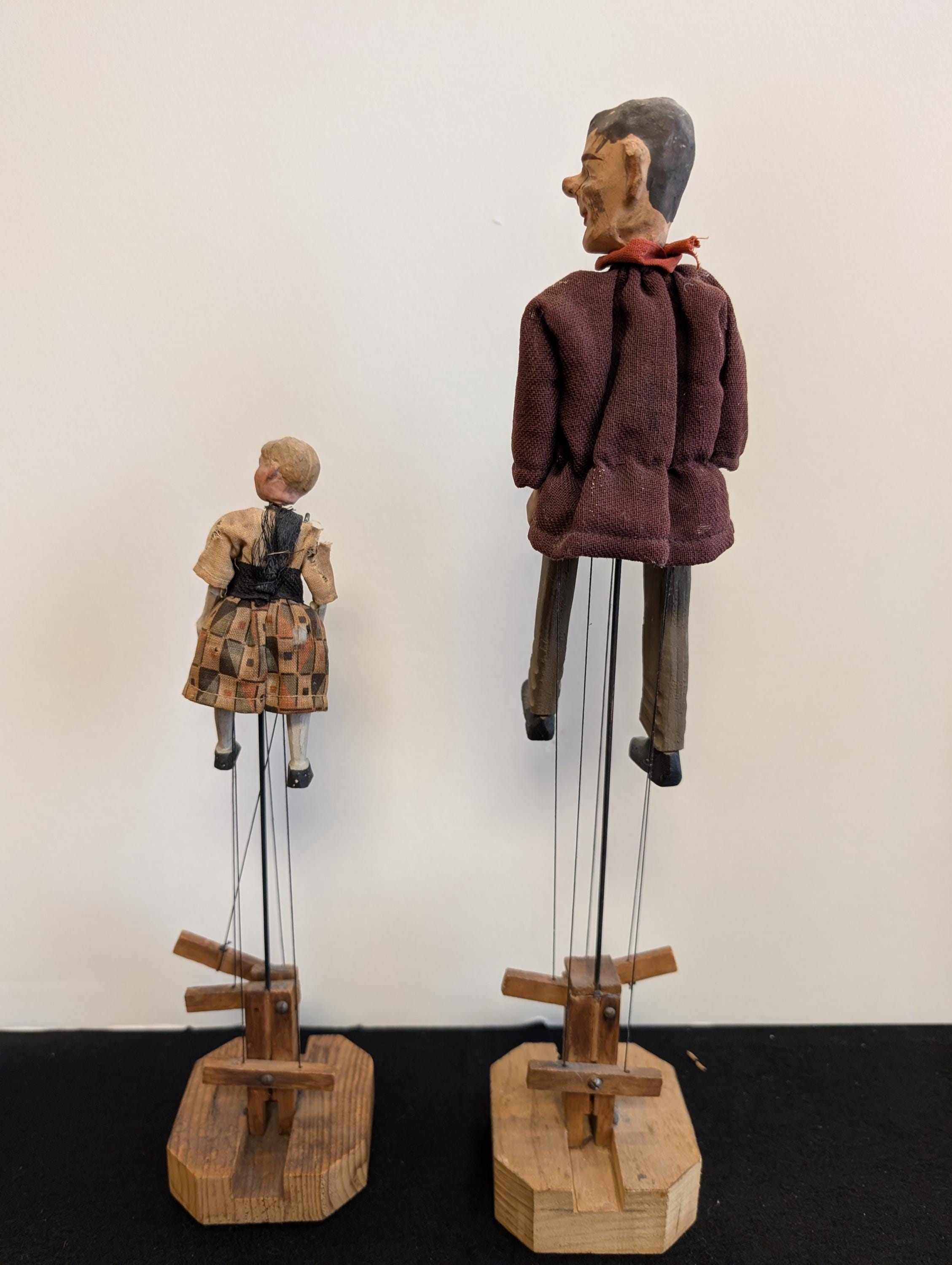 Finger/Digital Model Puppets, Man and Woman