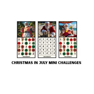 Christmas in July - Mini Savings Challenges - Digital