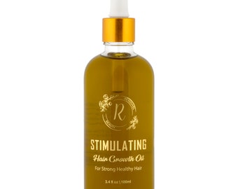 Stimulating Hair Growth Oil, 4B-4C Hair Loc Scalp Breakage Thinning Bald Spot Alopecia Hair Growth Oil, Fast Nourishing, Natural Haircare