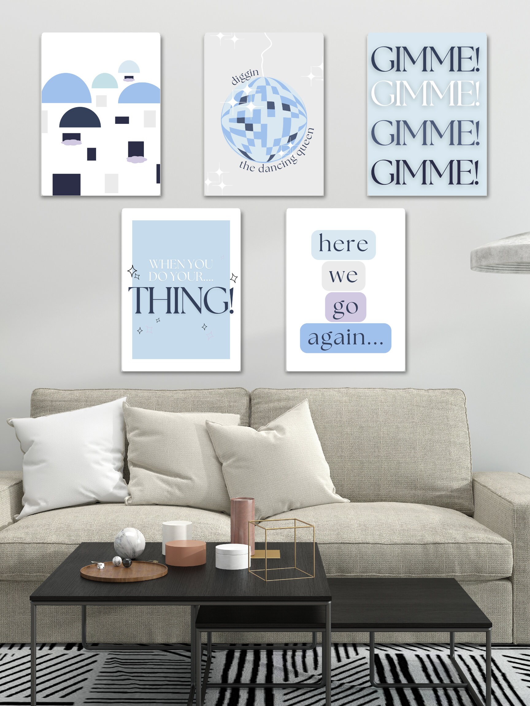 Mamma Mia Wall Art dancing Queen Poster - Etsy