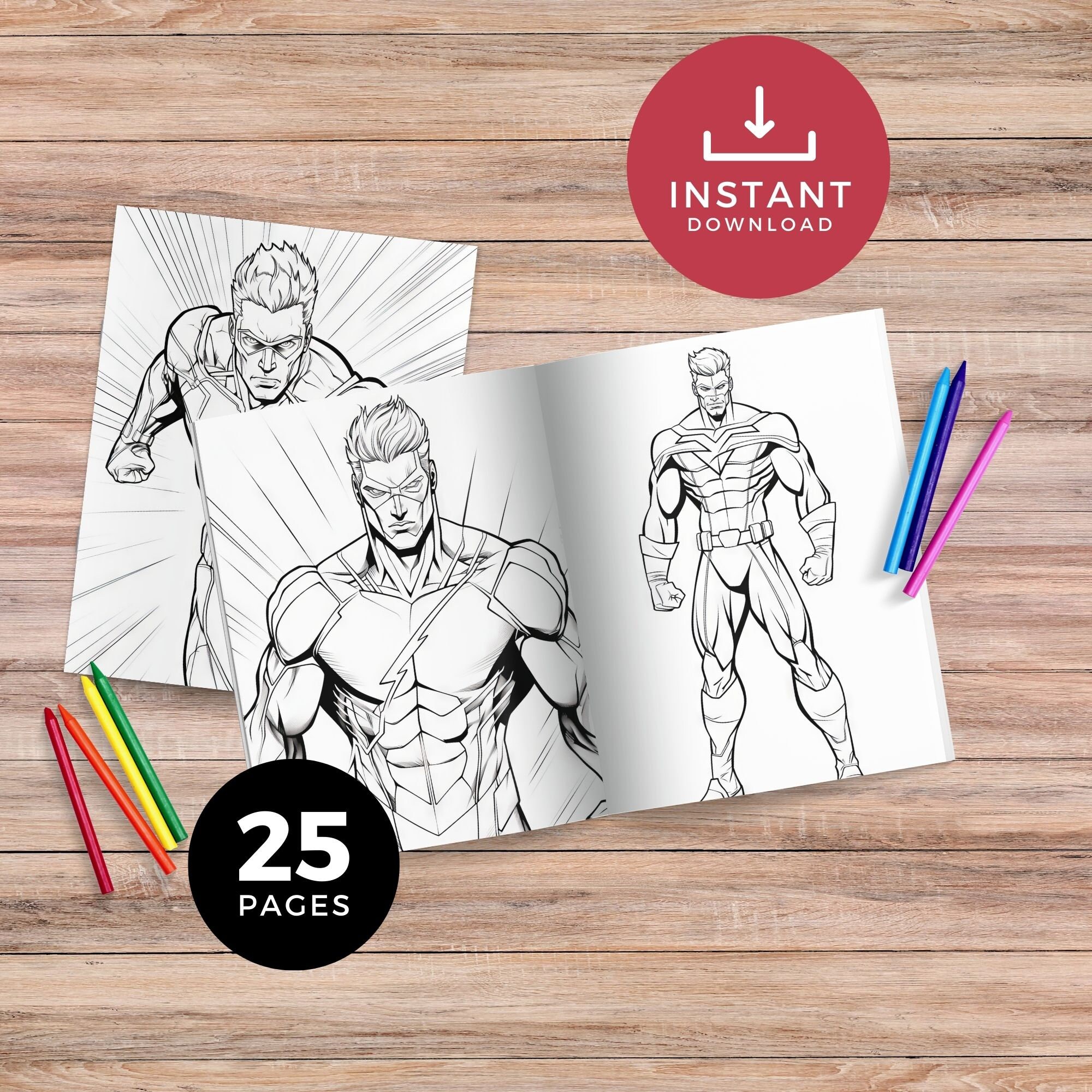 Hero Printable Coloring Pages Simple Coloring Pages Kids Coloring Page ...
