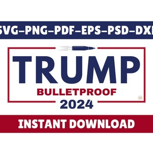 Trump Vance 2024 MAGA SVG File - Trump 2024 Design - Instant Download - Patriotic PNG - Trump Svg Bundle - Digital Cut File - Sublimation