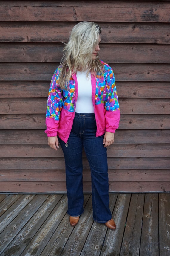 Vintage 80's Track Jacket (US M) - image 8