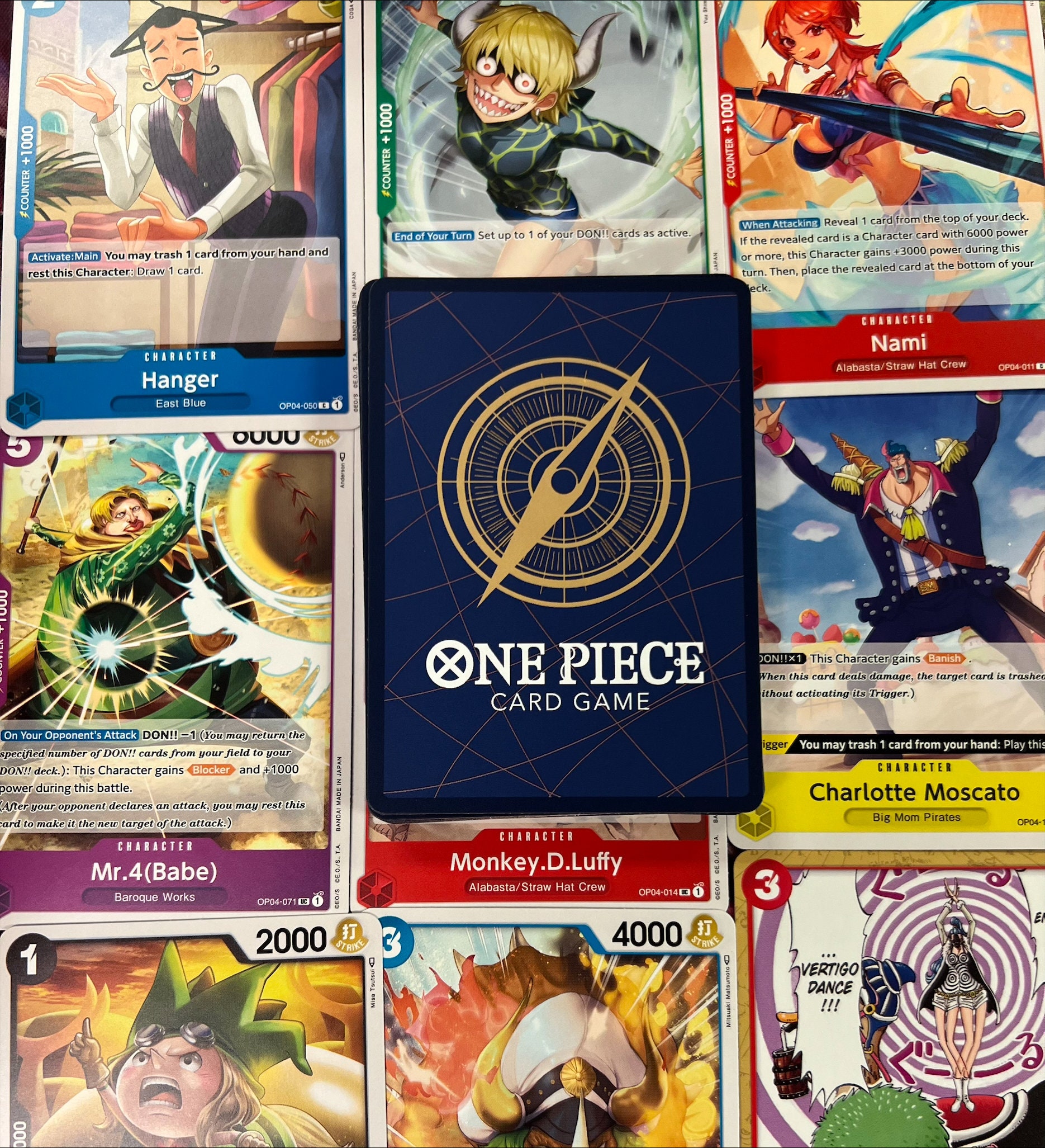 Anime One Piece Wanted Box - 1 Gold Booster Pack - RARE Trading Card TCG  CCG 