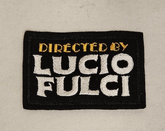 Lucio Fulci - Embroidered Sew-On/DIY Patch