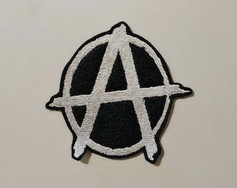 アナーキー - 刺繍縫い付け / DIY パッチ
