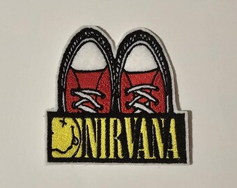 Nirvana - Écusson brodé à coudre/bricolage