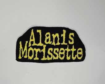 Alanis Morrissette - Embroidered Sew-On / DIY Patch