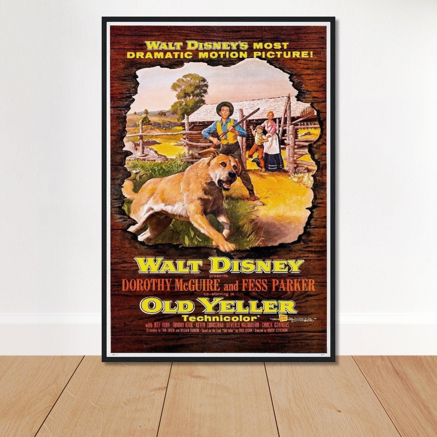 Old Yeller 1957 Cinema Print Poster Film Movie 50s Family Dog Classic  Premium Quality Free Shipping - Etsy
