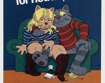 Fritz the Cat 1972 Cinema Style Vintage 70s Poster Print Film Movie Premium Quality Free Shipping