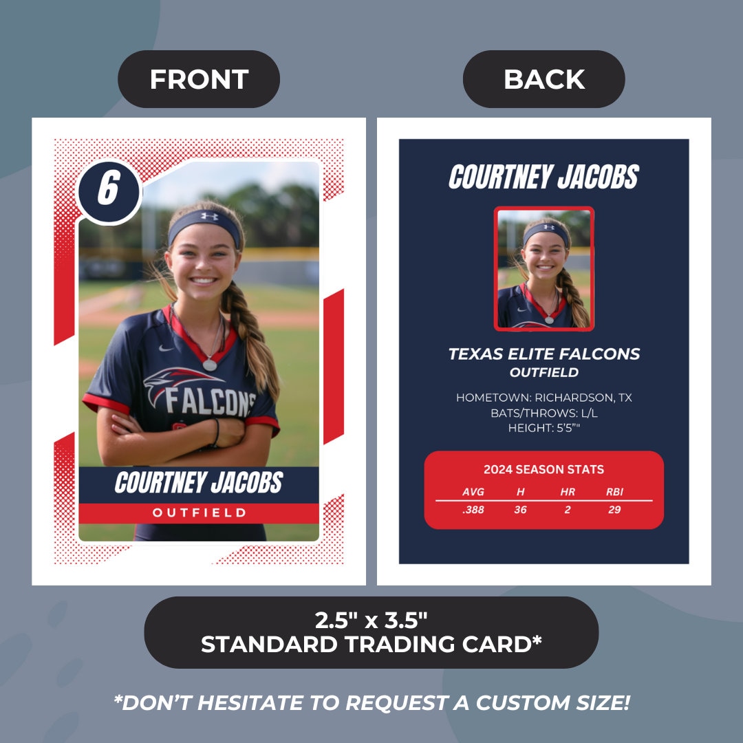 Image 3 for Softball Lineup Card Template
