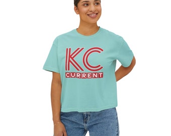 KC Current Cropped Women's Boxy Tee