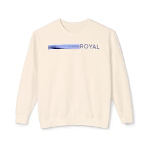 Royals Comfort Colors Unisex Lightweight Crewneck Sweatshirt