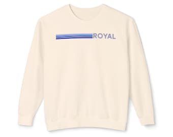 Royals Comfort Colors Unisex Lightweight Crewneck Sweatshirt