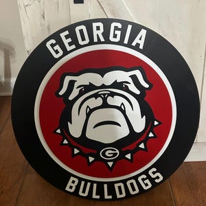 Georgia Bulldogs Sign