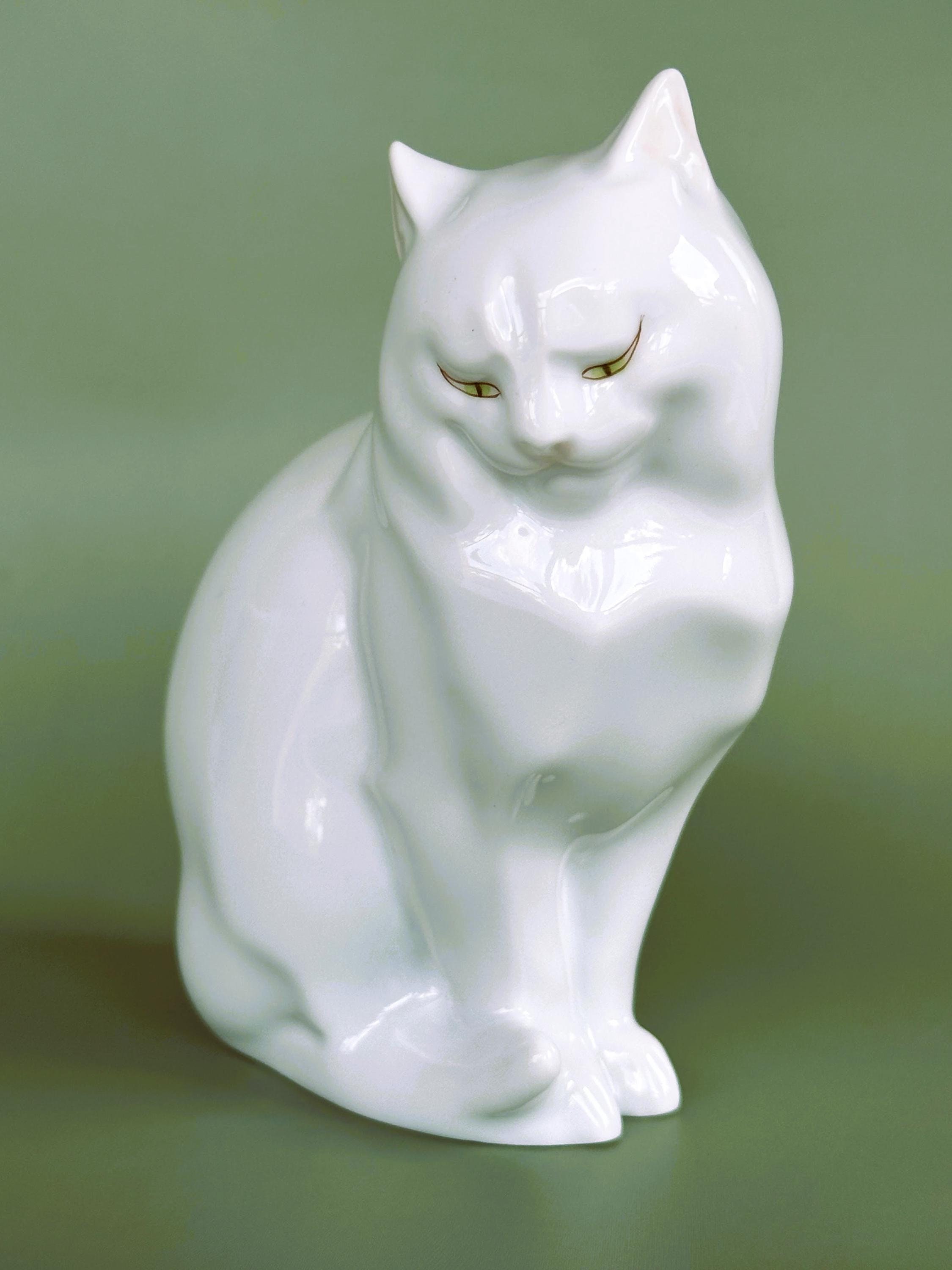 Herend Kitty - Etsy