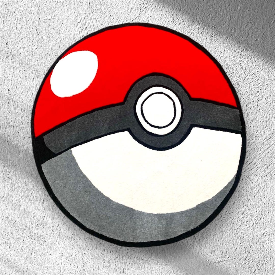 Pokeball Handmade Rug / Wall Art - Etsy